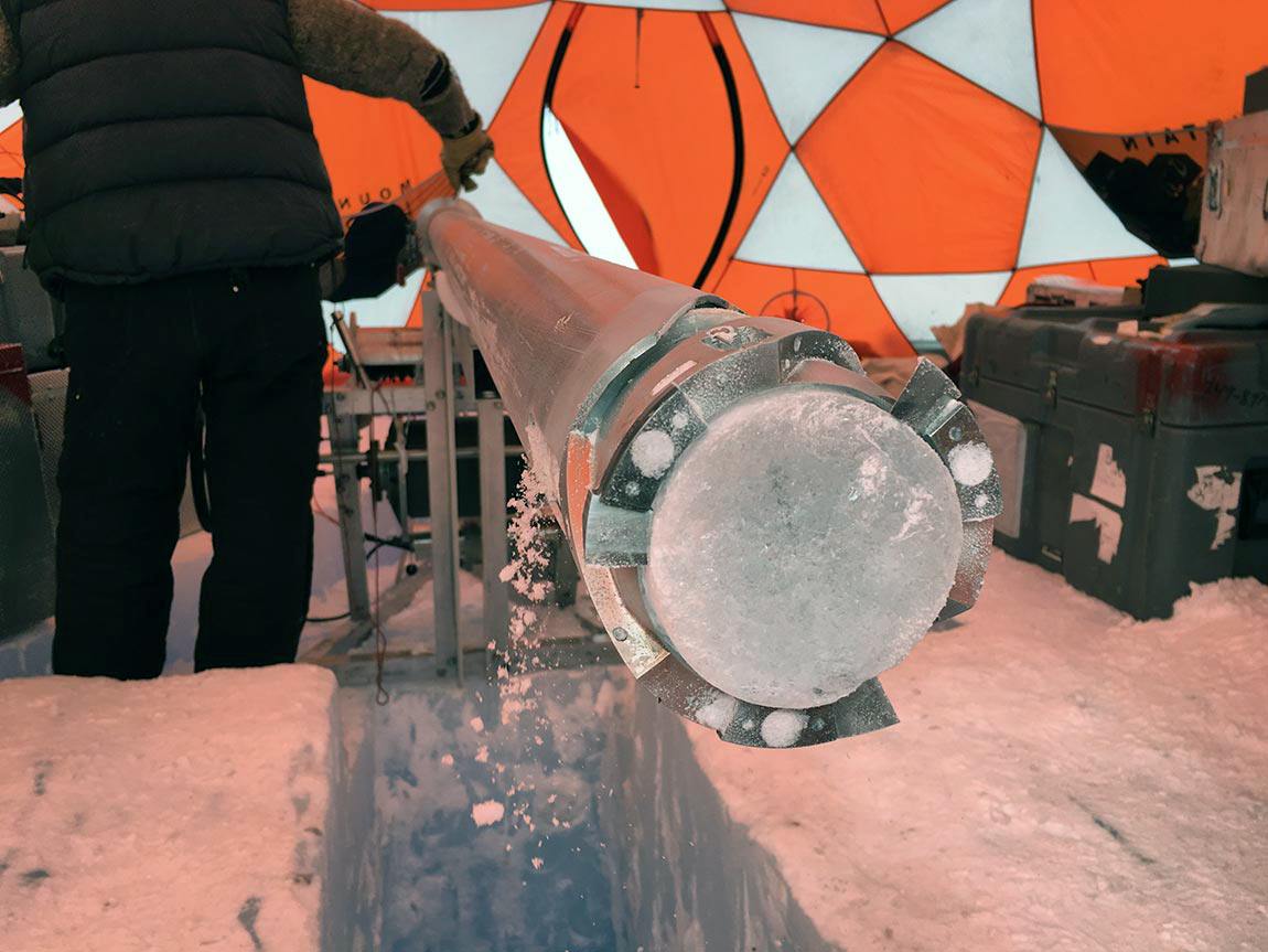 The work Higgins published in 2015 showed that when deployed in the right location drilling shallow cores 100-200 meters long could retrieve the old ice scientists need to understand Earth's past climate without drilling several kilometers into the ice sheet