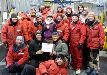 The WAIS Divide Ice Core project completed major coring operations on January 28, 2011, after five years of work, reaching a target depth of 3,331 meters making the WAIS Divide ice core the deepest U.S. ice core ever drilled and the second deepest ice core ever collected
